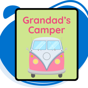 2W001B Grandad's Camper (Postcard)