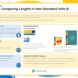 1M036B Master Comparing Lengths in Non-Standard Units B