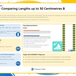 1M040B Master Comparing Lengths up to 30 Centimetres B