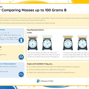 1M046B Master Comparing Masses up to 100 Grams B