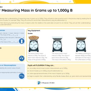 3M033B Master Measuring Mass in Grams up to 1,000g B