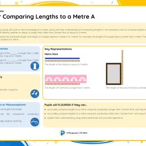 1M038A Master Comparing Lengths to a Metre A