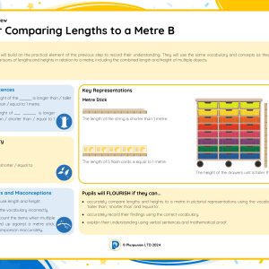 1M038B Master Comparing Lengths to a Metre B