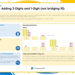 2M055 Master Adding 2-Digits and 1-Digit (not bridging 10)