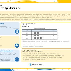 1M070B Master Tally Marks B