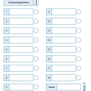 Assess Multiplication Facts up to 12x12