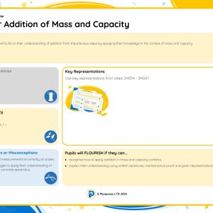2M072 Master Addition of Mass and Capacity
